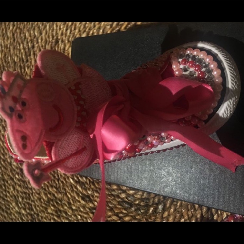 Custom Toddler Converse Sneakers Peppa Pig
